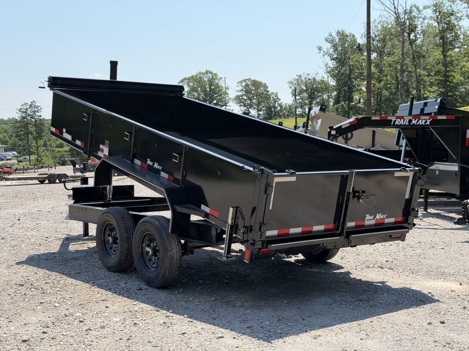 2026 Trail Maxx DT 83X16 2' SIDE 14K GVWR REAR STABILIZER JACKS Dump Trailer