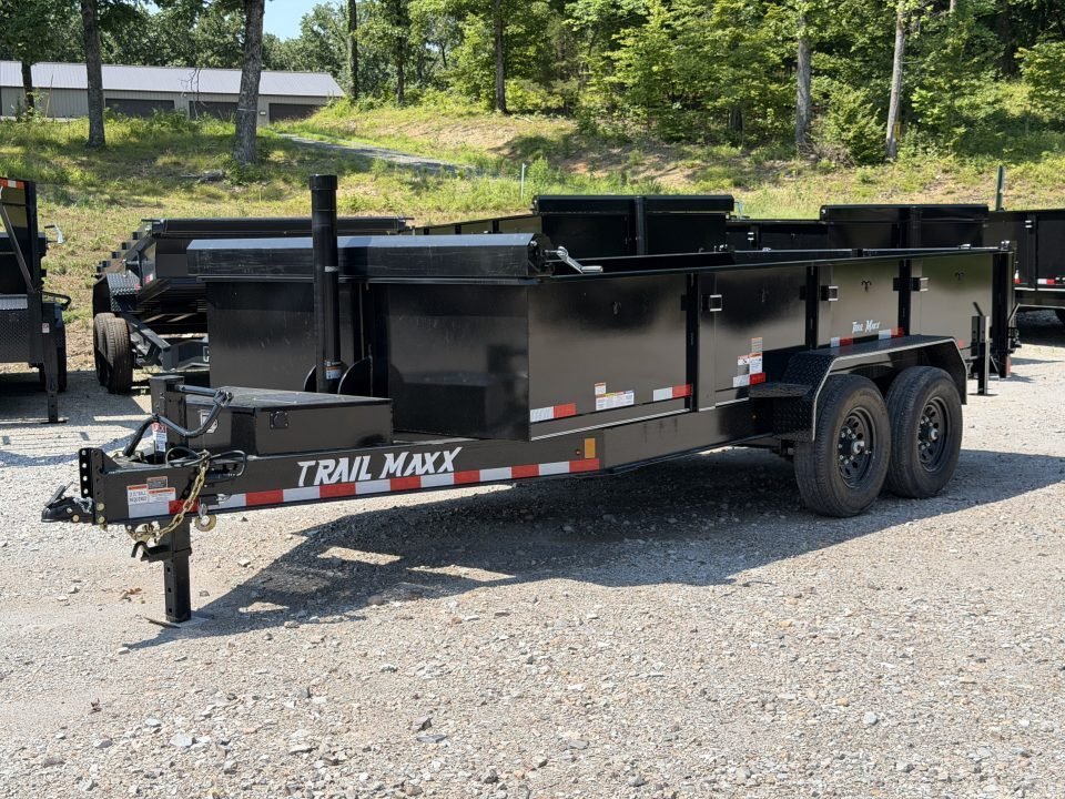 2026 Trail Maxx DT 83X16 2' SIDE 14K GVWR REAR STABILIZER JACKS Dump Trailer