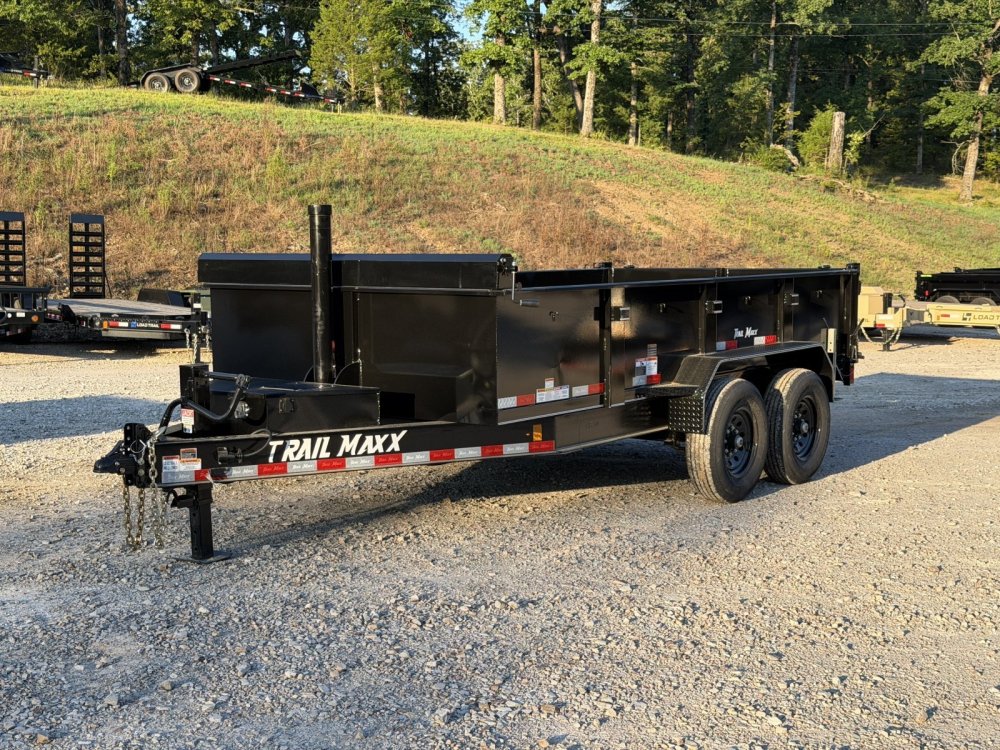 2026 Trail Maxx DT 83X14 2' SIDE 14K GVWR REAR STABILIZER JACKS Dump Trailer