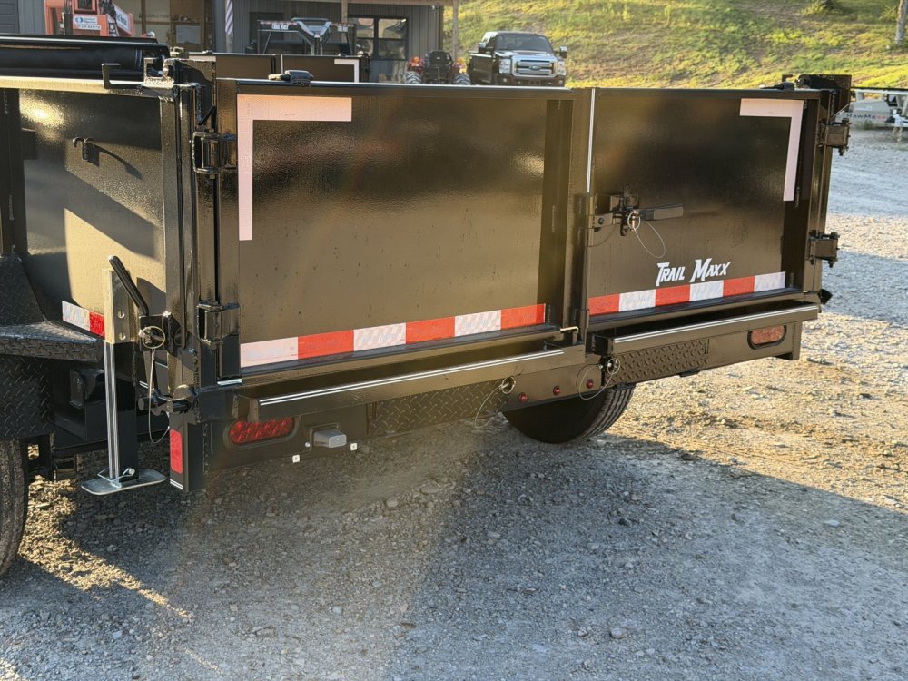 2026 Trail Maxx DT 83X14 2' SIDE 14K GVWR REAR STABILIZER JACKS Dump Trailer
