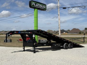 2027 Load Trail GE 102X28 GOOSENECK FULL TILT W/16 PLYS AND TUFF WIRELESS REMOTE 16K GVWR Tilt Trailer