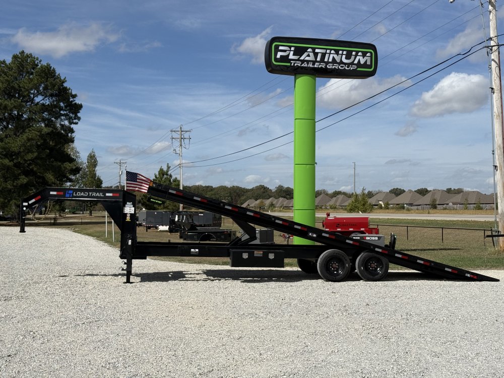 2027 Load Trail GE 102X28 GOOSENECK FULL TILT W/16 PLYS AND TUFF WIRELESS REMOTE 16K GVWR Tilt Trail