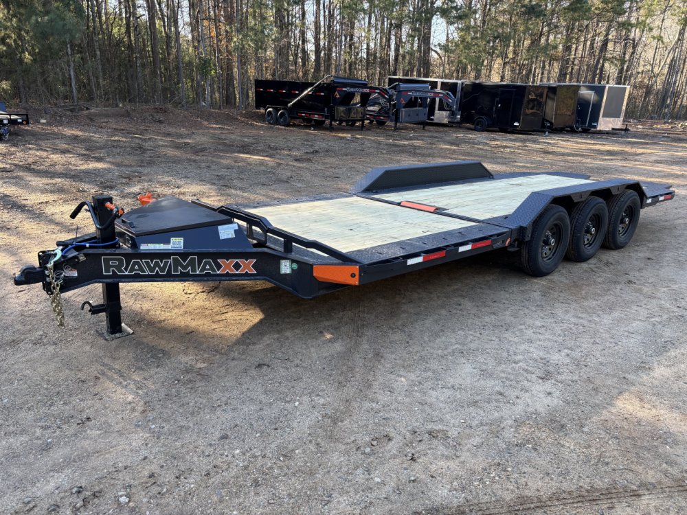 2026 RawMaxx G3X 102X24 BUMPER PULL GRAVITY TILT TRAILER 21K GVWR Equipment Trailer