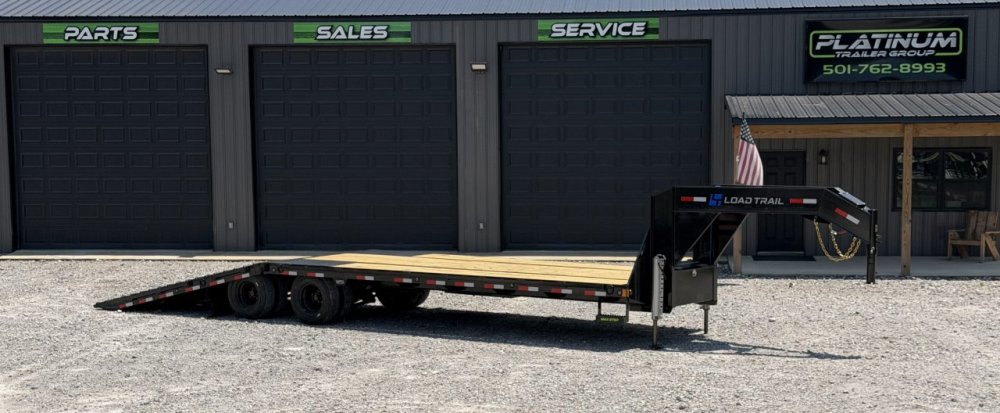 2027 Load Trail GL 102X32 25.9K 12' HYDRUALIC DOVETAIL 14PLY TIRES 4 BUTTON WIRELESS Flatbed Trailer