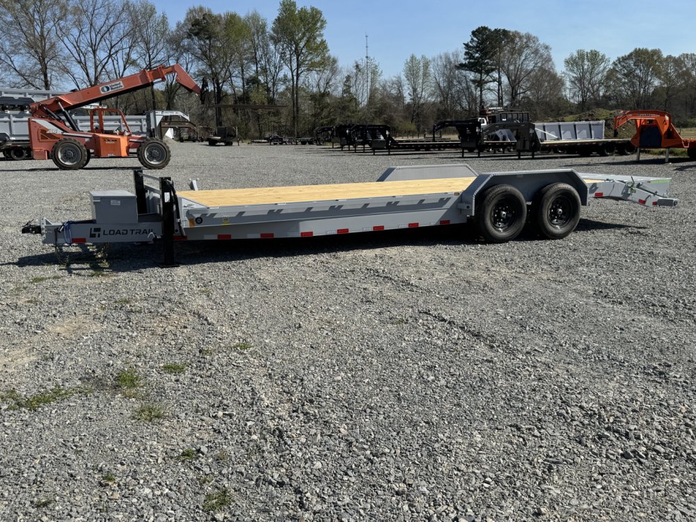 2026 Load Trail 83x24 CH Equipment Trailer W/ MAX RAMPS, 10 PLT TIRES, TOOL BOX, WINCH PLATE
