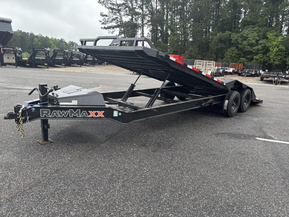 2026 RawMaxx FYH 102X24 LOW PRO 16K GVWR FULL POWER Tilt Trailer