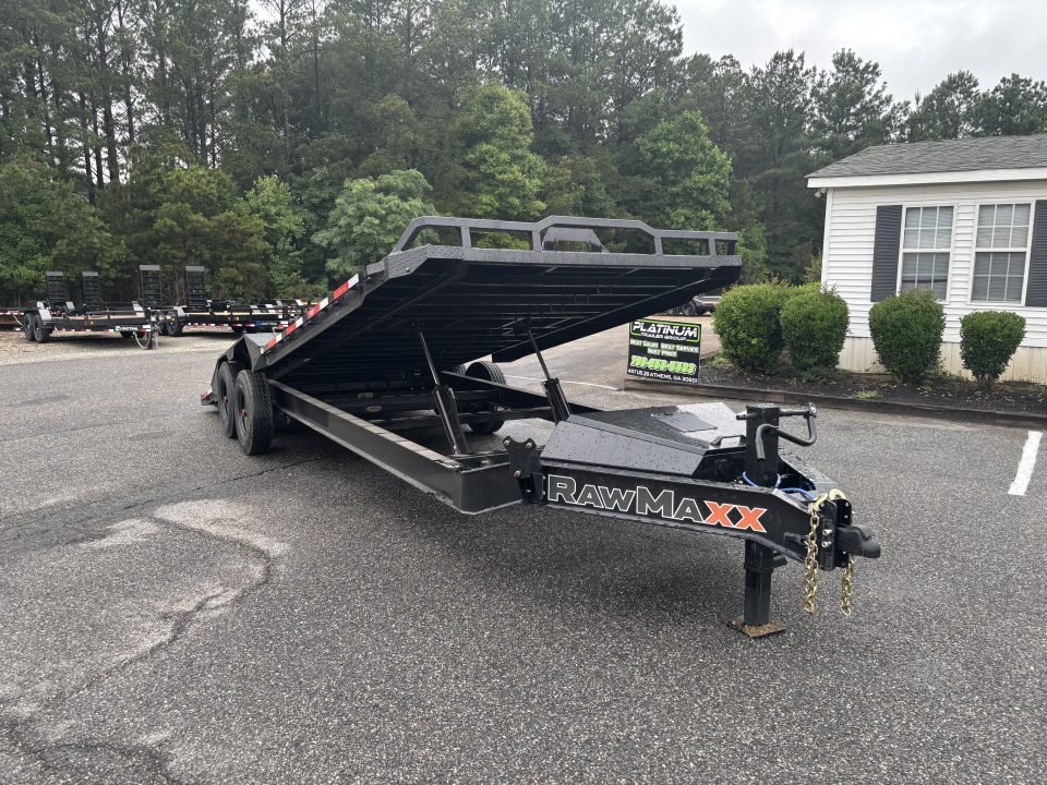 2026 RawMaxx FYH 102X24 LOW PRO 16K GVWR FULL POWER Tilt Trailer