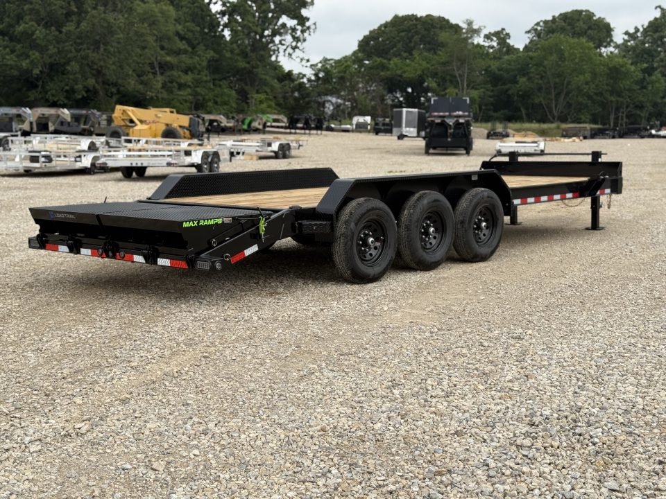 2026 Load Trail CB 83X24 Equipment Trailer / I-BEAM FRAME / MAX RAMPS / D-RINGS / 21K GVWR