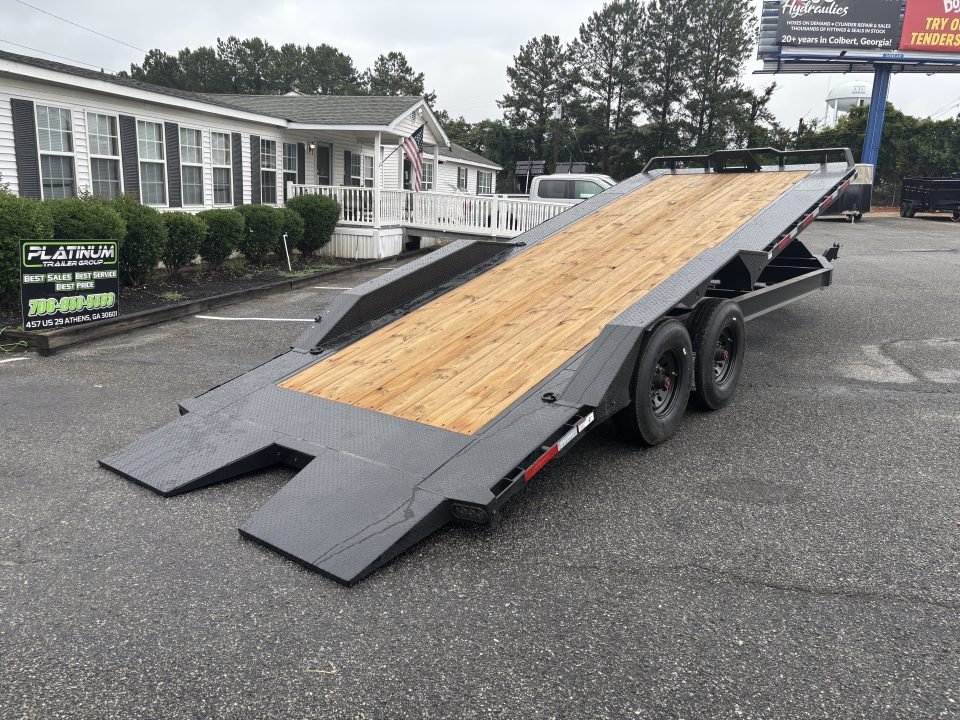2026 RawMaxx FYH 102X24 LOW PRO 16K GVWR FULL POWER Tilt Trailer