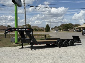 2027 Load Trail GC 83X24 GOOSENECK W/MAX RAMPS, 14 PLYS, AND 4' RAISED NECK 21K GVWR Equipment Trailer