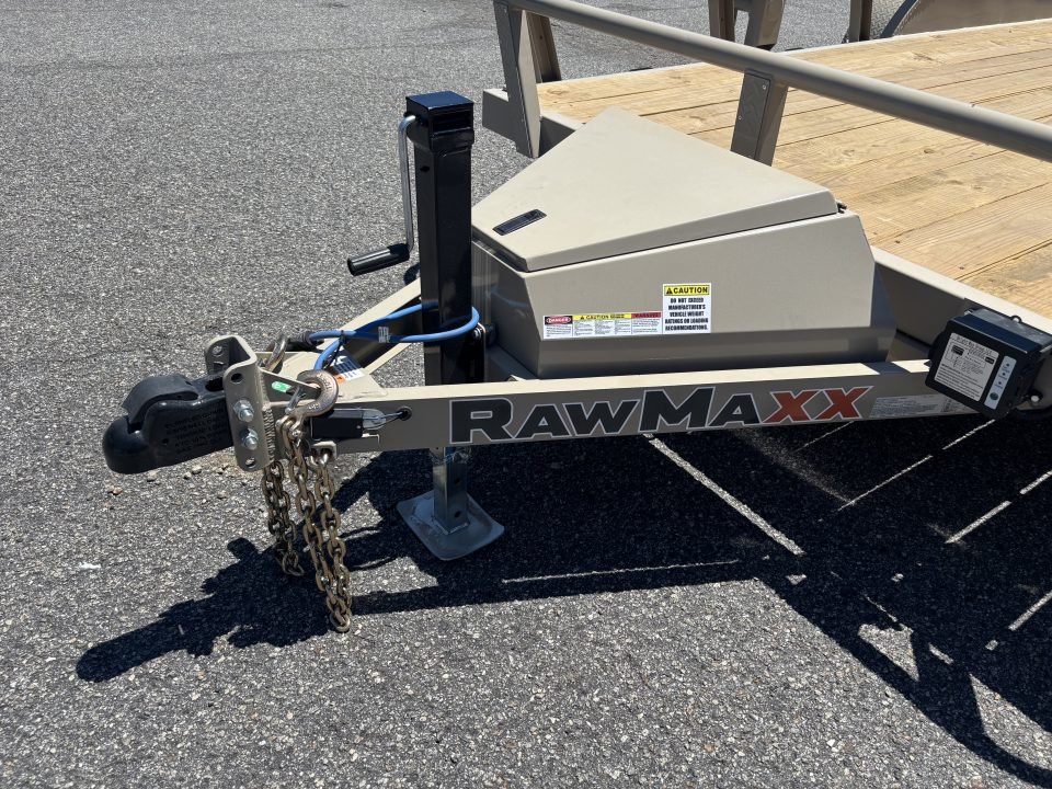 2026 RawMaxx UTX 83X16 / HD SPLIT RAMP / TOOL BOX / 10K GVWR UTILITY TRAILER
