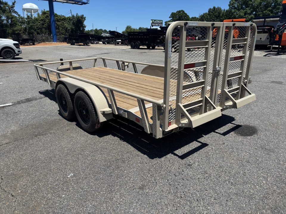 2026 RawMaxx UTX 83X16 / HD SPLIT RAMP / TOOL BOX / 10K GVWR UTILITY TRAILER