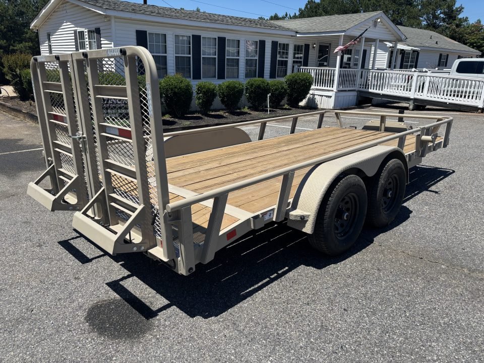 2026 RawMaxx UTX 83X16 / HD SPLIT RAMP / TOOL BOX / 10K GVWR UTILITY TRAILER