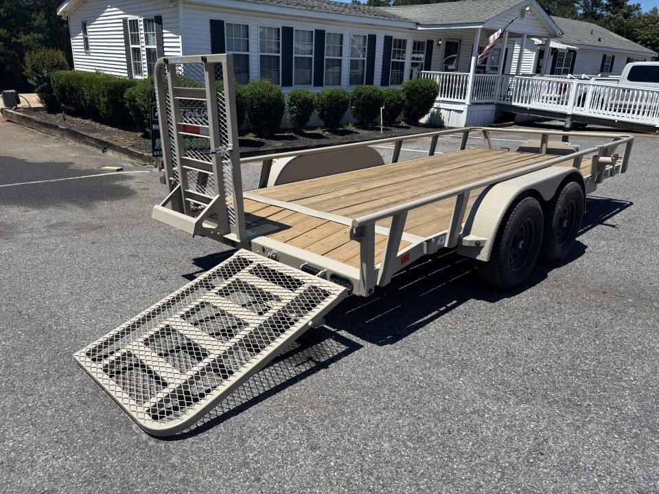2026 RawMaxx UTX 83X16 / HD SPLIT RAMP / TOOL BOX / 10K GVWR UTILITY TRAILER