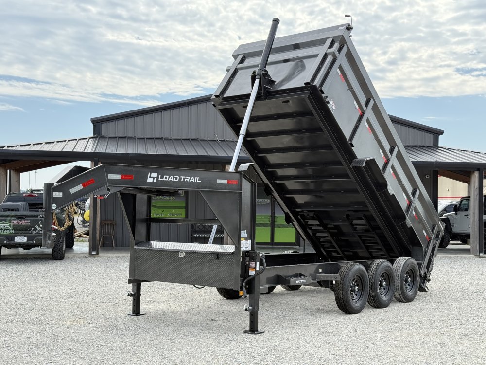 2027 LOAD TRAIL DG 83X16X4 GOOSENECK HIGH SIDE TELESCOPIC W/7 GAUGE AND 14 PLYS 21K GVWR DUMP