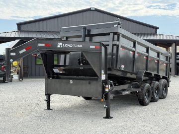 2027 LOAD TRAIL DG 83X16X4 GOOSENECK HIGH SIDE TELESCOPIC W/7 GAUGE AND 14 PLYS 21K GVWR DUMP