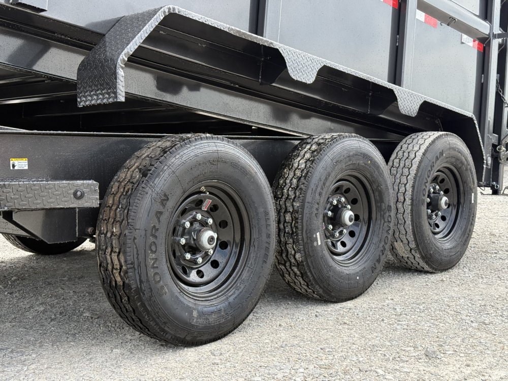 2027 LOAD TRAIL DG 83X16X4 GOOSENECK HIGH SIDE TELESCOPIC W/7 GAUGE AND 14 PLYS 21K GVWR DUMP