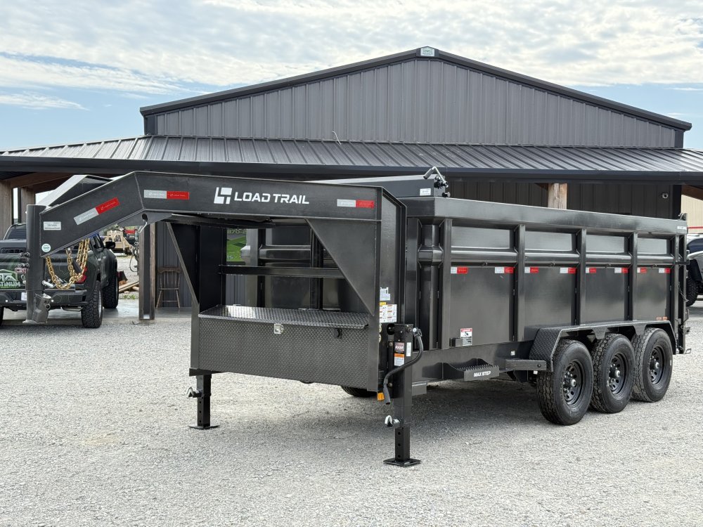 2027 LOAD TRAIL DG 83X16X4 GOOSENECK HIGH SIDE TELESCOPIC W/7 GAUGE AND 14 PLYS 21K GVWR DUMP