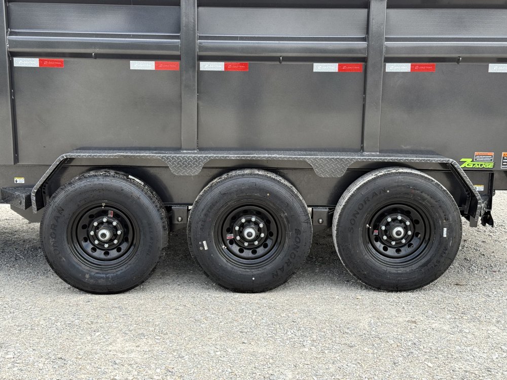 2027 LOAD TRAIL DG 83X16X4 GOOSENECK HIGH SIDE TELESCOPIC W/7 GAUGE AND 14 PLYS 21K GVWR DUMP