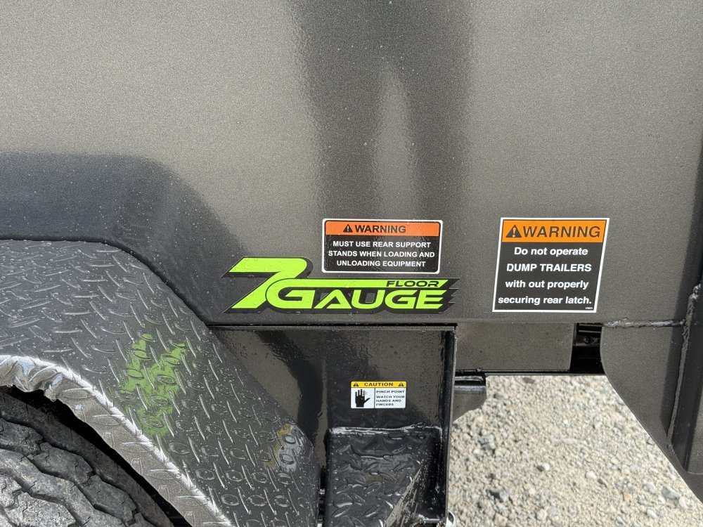 2027 LOAD TRAIL DG 83X16X4 GOOSENECK HIGH SIDE TELESCOPIC W/7 GAUGE AND 14 PLYS 21K GVWR DUMP