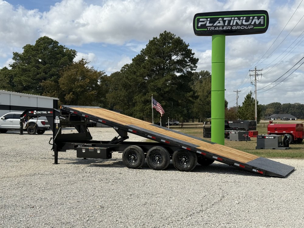 2027 Load Trail GE 102X26 GOOSENECK FULL TILT W/14 PLYS AND TUFF WIRELESS REMOTE 21K GVWR Tilt Trail
