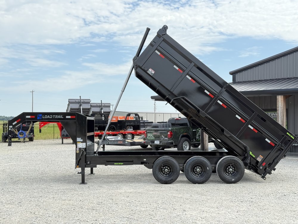 2027 LOAD TRAIL DG 83X16X4 GOOSENECK HIGH SIDE TELESCOPIC W/7 GAUGE AND 14 PLYS 21K GVWR DUMP