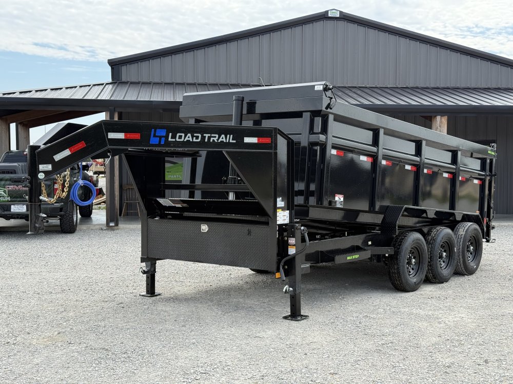 2027 LOAD TRAIL DG 83X16X4 GOOSENECK HIGH SIDE TELESCOPIC W/7 GAUGE AND 14 PLYS 21K GVWR DUMP