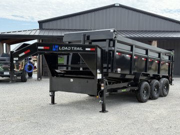 2027 LOAD TRAIL DG 83X16X4 GOOSENECK HIGH SIDE TELESCOPIC W/7 GAUGE AND 14 PLYS 21K GVWR DUMP
