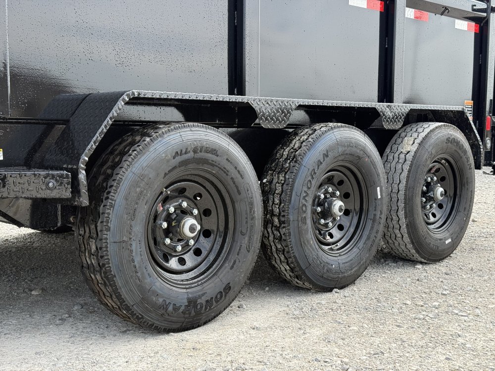 2027 LOAD TRAIL DG 83X16X4 GOOSENECK HIGH SIDE TELESCOPIC W/7 GAUGE AND 14 PLYS 21K GVWR DUMP