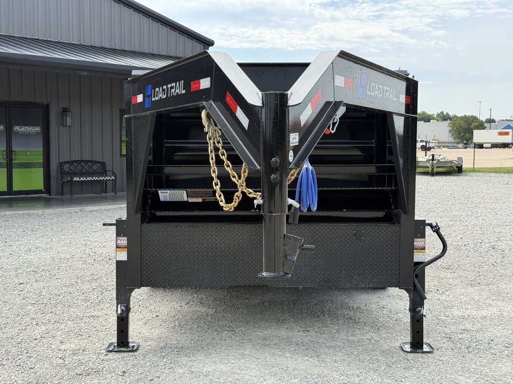 2027 LOAD TRAIL DG 83X16X4 GOOSENECK HIGH SIDE TELESCOPIC W/7 GAUGE AND 14 PLYS 21K GVWR DUMP