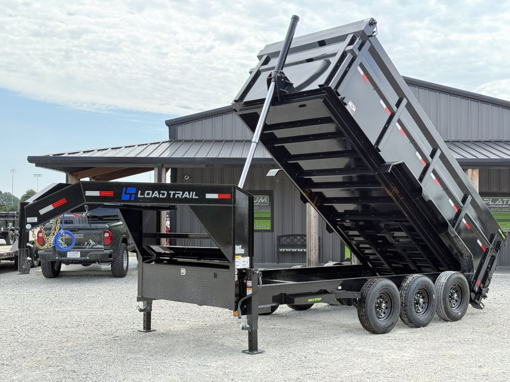 2027 LOAD TRAIL DG 83X16X4 GOOSENECK HIGH SIDE TELESCOPIC W/7 GAUGE AND 14 PLYS 21K GVWR DUMP