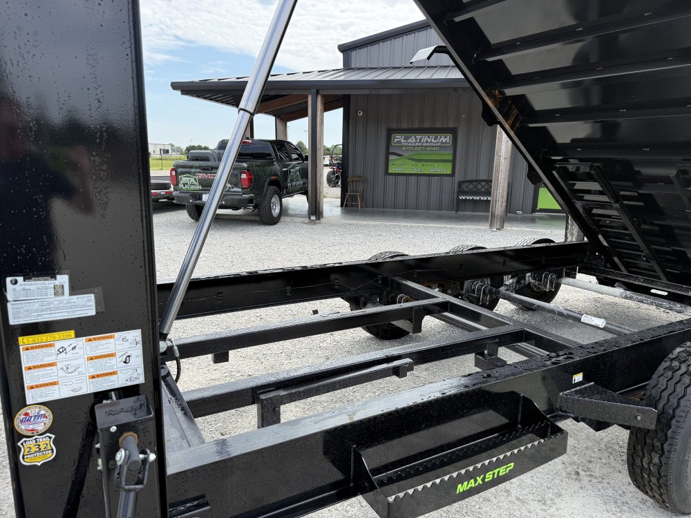 2027 LOAD TRAIL DG 83X16X4 GOOSENECK HIGH SIDE TELESCOPIC W/7 GAUGE AND 14 PLYS 21K GVWR DUMP
