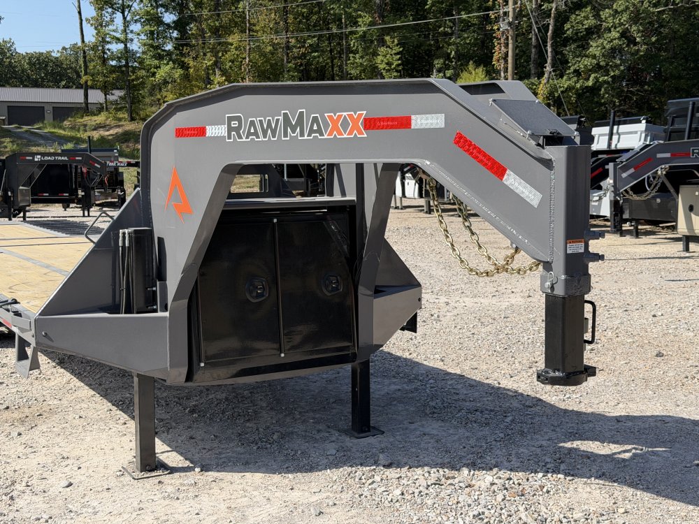 2026 RawMaxx HTX 102X32 25,990 GVWR 11' HYDRUALIC DOVETAIL 12K HYDRAULIC DISC BRAKES WIRELESS REMOTE