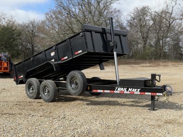 2026 Trail Maxx 83x14 / 24" SIDES / I-BEAM FRAME / TELESCOPIC / 14K GVWR / Dump Trailer