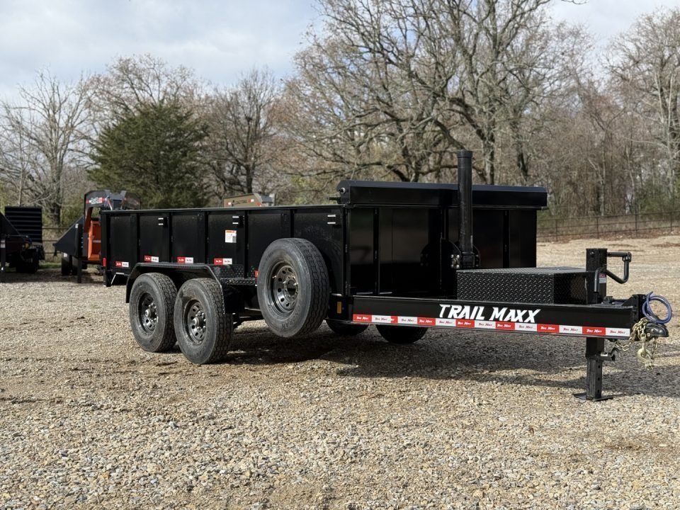 2026 Trail Maxx 83x14 / 24" SIDES / I-BEAM FRAME / TELESCOPIC / 14K GVWR / Dump Trailer
