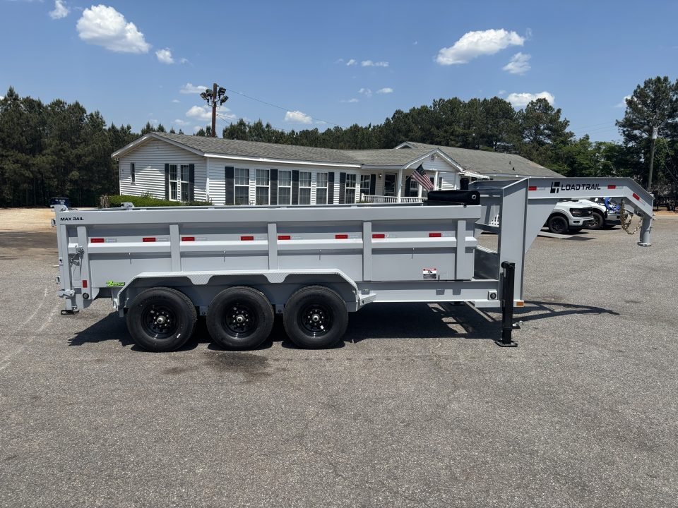 2027 Load Trail DG 83X16X3 GOOSENECK TELESCOPIC HIGH SIDE W/14 PLYS AND 7 GAUGE 21K GVWR Dump Traile