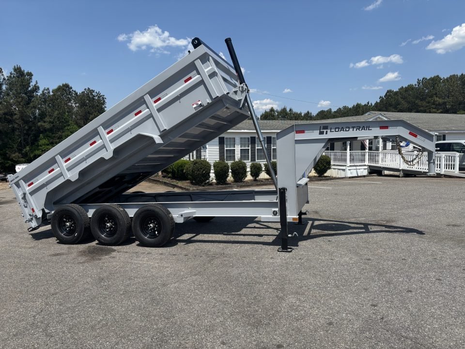 2027 Load Trail DG 83X16X3 GOOSENECK TELESCOPIC HIGH SIDE W/14 PLYS AND 7 GAUGE 21K GVWR Dump Traile