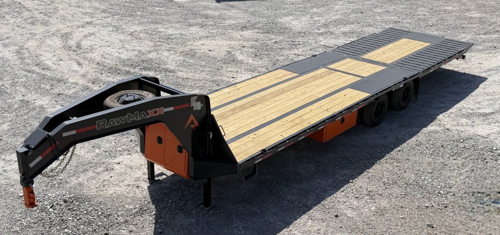 2026 RawMaxx HTX 102X32 25,990 GVWR 11' HYDRUALIC DOVETAIL 12K HYDRAULIC DISC BRAKES WIRELESS REMOTE