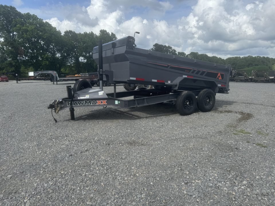 2026 RawMaxx GDX KNIGHT 83X14 HIGH SIDE TELESCOPIC CYLINDER 14K GVWR Dump Trailer
