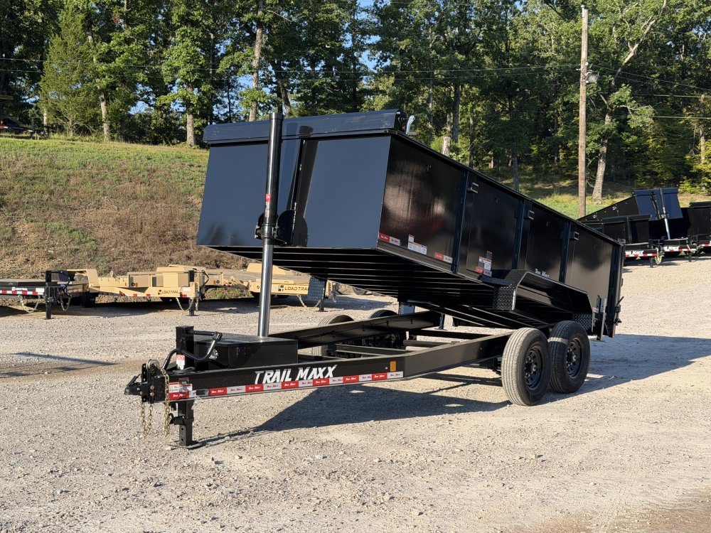 2026 Trail Maxx DT 83X16 3' SIDE 14K GVWR REAR STABILIZER JACKS Dump Trailer