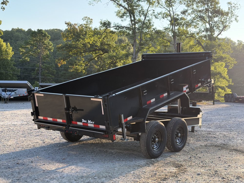 2026 Trail Maxx DT 83X14 2' SIDE 14K GVWR REAR STABILIZER JACKS Dump Trailer