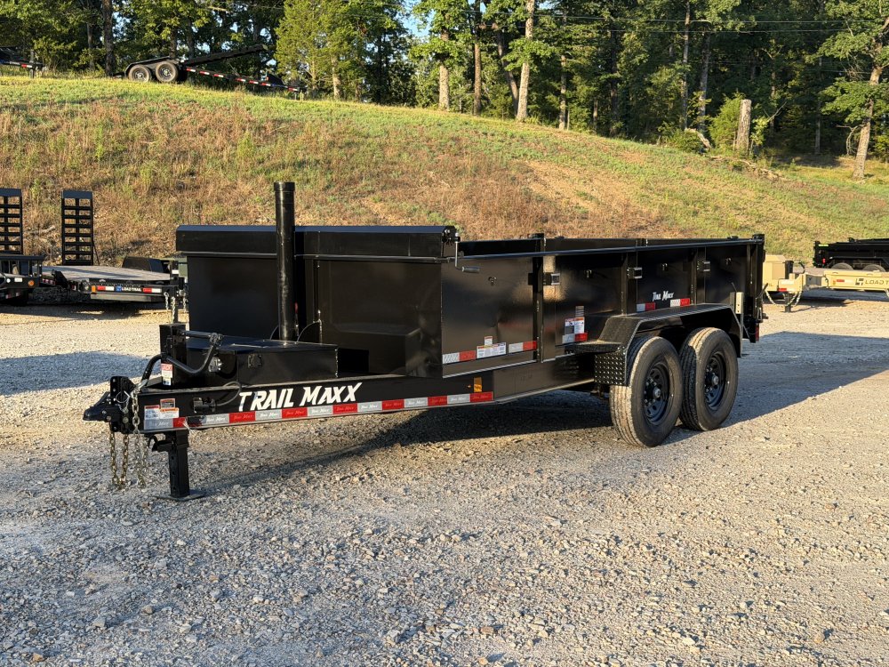 2026 Trail Maxx DT 83X14 2' SIDE 14K GVWR REAR STABILIZER JACKS Dump Trailer