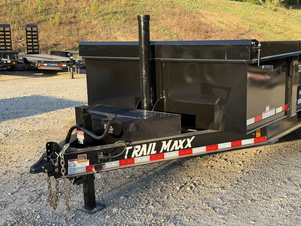 2026 Trail Maxx DT 83X14 2' SIDE 14K GVWR REAR STABILIZER JACKS Dump Trailer