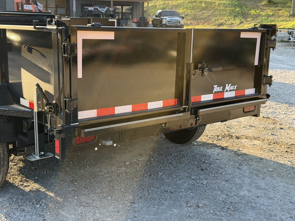 2026 Trail Maxx DT 83X14 2' SIDE 14K GVWR REAR STABILIZER JACKS Dump Trailer
