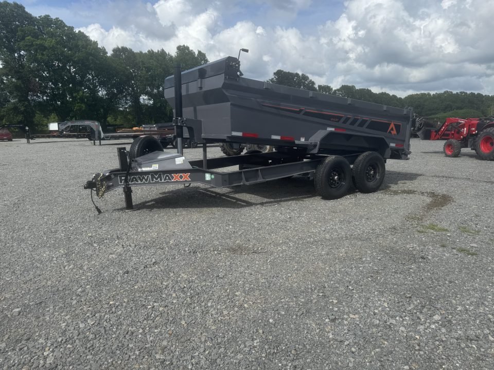 2026 RawMaxx GDX KNIGHT 83X14 HIGH SIDE TELESCOPIC CYLINDER 14K GVWR Dump Trailer