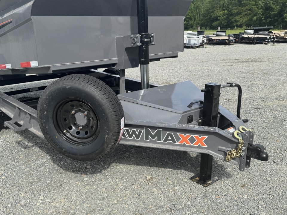 2026 RawMaxx GDX KNIGHT 83X14 HIGH SIDE TELESCOPIC CYLINDER 14K GVWR Dump Trailer