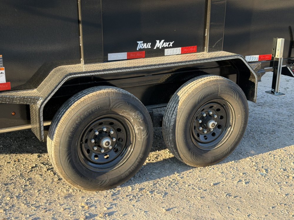 2026 Trail Maxx DT 83X14 3' SIDE 14K GVWR REAR STABILIZER JACKS Dump Trailer