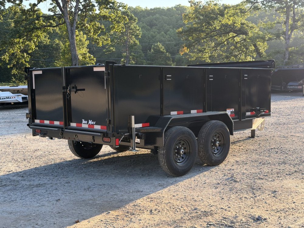 2026 Trail Maxx DT 83X14 3' SIDE 14K GVWR REAR STABILIZER JACKS Dump Trailer