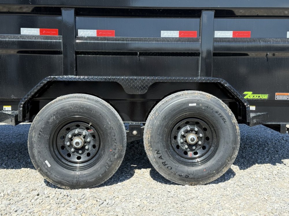 2027 Load Trail DG 83X16X3 HIGH SIDE TELESCOPIC W/14 PLYS AND 7 GAUGE 14K GVWR GOOSENECK Dump Traile