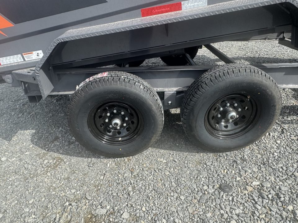 2026 RawMaxx GDX KNIGHT 83X14 HIGH SIDE TELESCOPIC CYLINDER 14K GVWR Dump Trailer